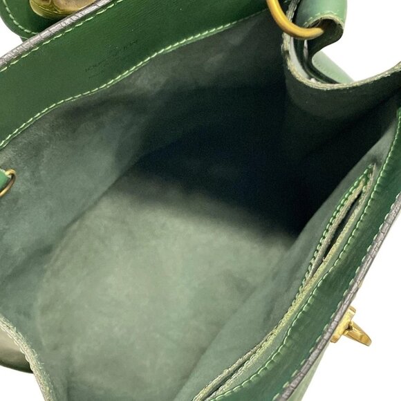 LOUIS VUITTON Cluny Borneo Green Epi - Shoulder Bag Leather 483-071725 - Picture 11 of 14